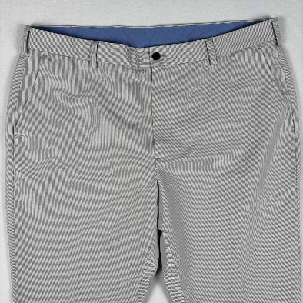 Brooks Brothers Chino Clark Pants W40 L32 100% Cotton Light Blue And Gray Lot 2 - Picture 4 of 16